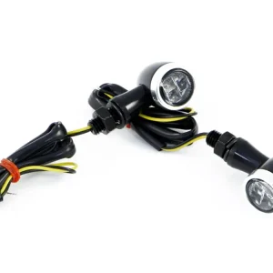 LED Bullet-Blinker mit Ringen passend für Royal Enfield Interceptor 650 Heißes Angebot