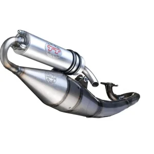 Markenware LeoVince HandMade TT Auspuffanlage Aprilia SR 50 Motard AC / Piaggio Typhoon / Zip