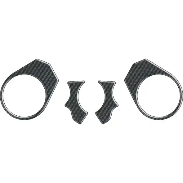 Gabelbrückenaufkleber Carbon passend für BMW F 800 GS, Baujahre: 2008-2014 Finale Aktion