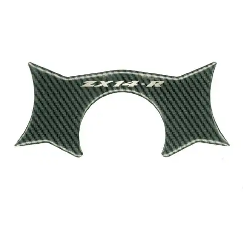 Gabelbrückenaufkleber Carbon passend für Kawasaki ZZR 1400, Baujahre: 2006-2010 Schnäppchen