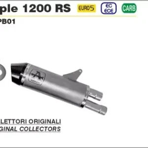 Highlight ARROW Race-Tech Endschalldämpfer Aluminium schwarz passend für Triumph Speed Triple 1200 RS 21-24