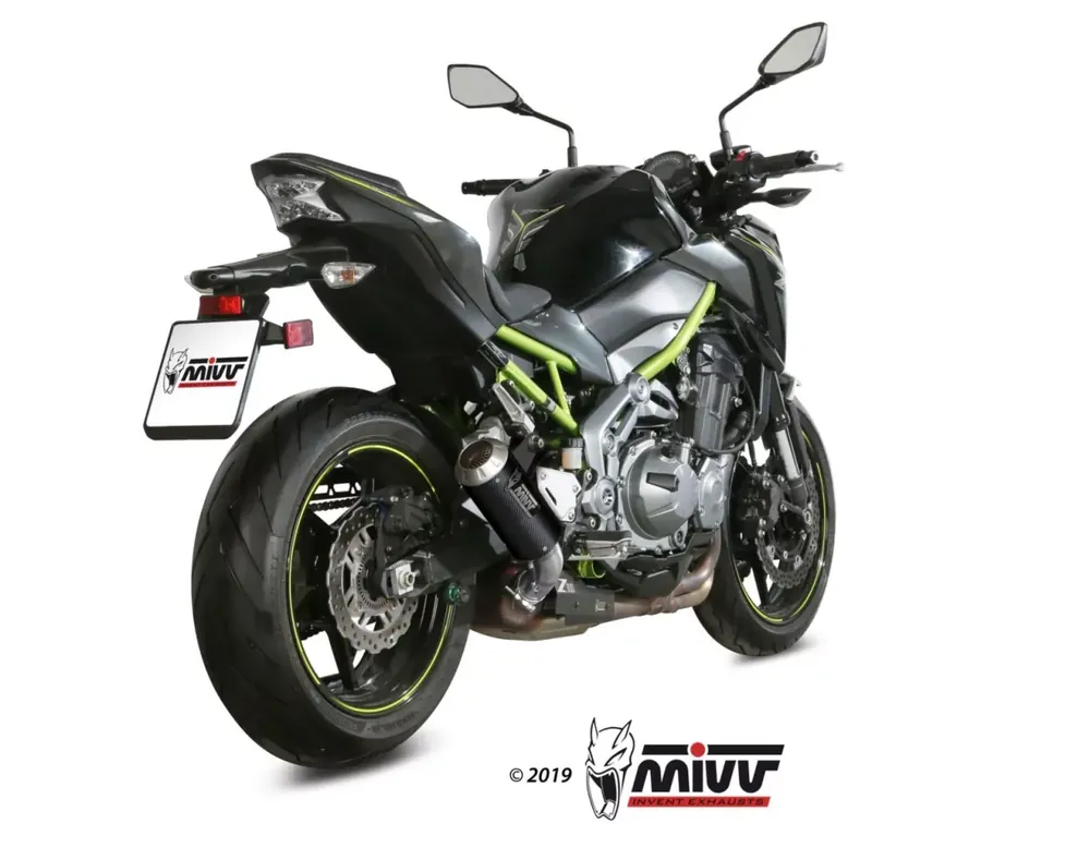 MIVV MK3 Carbon Endschalldämpfer passend für Kawasaki Z900 A2 (17–23) Kracherpreis