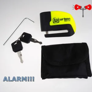 UR6 Bremsscheibenschloss Alarm 120db Urban Security Preisknaller