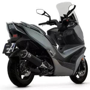 Arrow Urban Endschalldämpfer Aluminium Schwarz passend für KYMCO XCITING 400i S 21-22 Versand Am Gleichen Tag