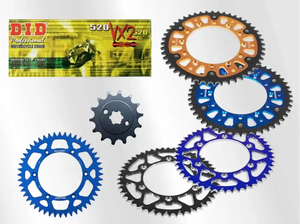 Preisreduziert DID Kettensatz Fantic XXF 250 (ab Bj.21-) DID520 diverse Kette