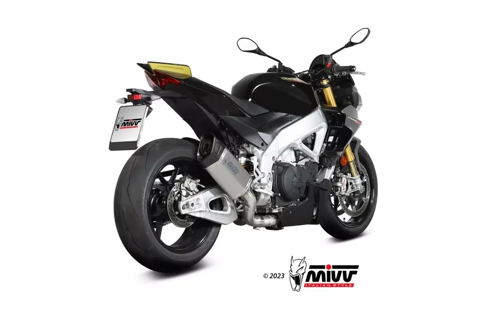 Neue Ware MIVV SR-1 Titan Endschalldämpfer passend für Aprilia TUONO V4 1100, RSV 4 21-23