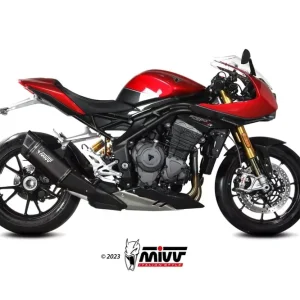 Finale Aktion MIVV SR-1 Titan Schwarz Endschalldämpfer passend für Triumph Speed Triple 1200 RR RS 21-23