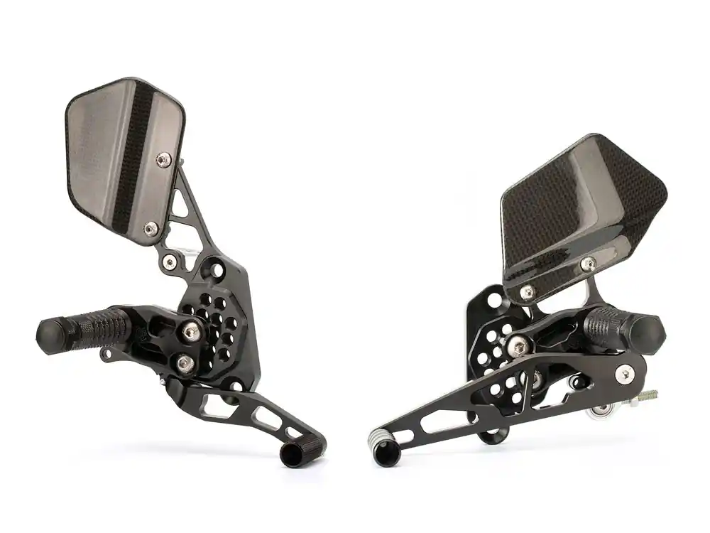 Bestseller Gilles Fussrastenanlage AS31-D03 schwarz passend für Ducati 749 / 999 mit Teilegutachten