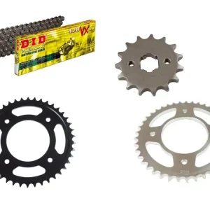 Abverkauf DID Kettensatz passend für Honda CB125 F JC84 (Bj.21-) DID428 Kette