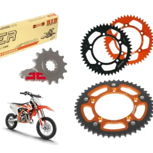 Schneller Versand DID Kettensatz Gas Gas MC65 (Bj.20-22) DID420 Kette Stahl Alu Stealth