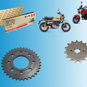 Neue Kollektion DID Kettensatz passend für Honda C 125 A Super Cub ABS JA48 (Bj.18-21) DID428 Kette Umbau (428)