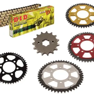 Bestpreis DID Kettensatz passend für Honda CB125R / CBF125 N NA Neo Sports / ABS JC91 (Bj.21-) DID428 Kette