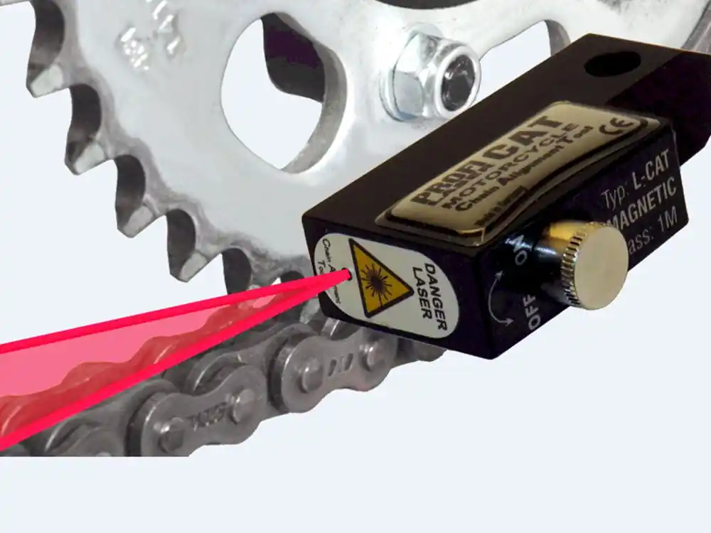 Profi Kettenflucht Tester Linienlaser / Cat-Line 12mm Schneller Versand
