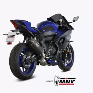 MIVV SR-1 Titan Schwarz Auspuff passend für YAMAHA R7 22-24 Must-Have