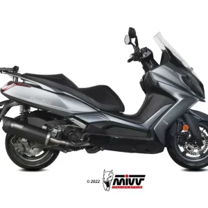 MIVV MOVER Edelstahl Schwarz passend für KYMCO Downtown 350 16-20 Top-Angebot