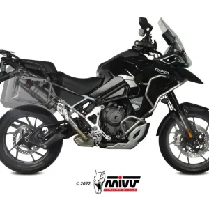 Neu Im Sortiment MIVV Endschalldämpfer passend für Triumph Tiger 1200 GT / Rally (Euro 5, Edelstahl, DAKAR)