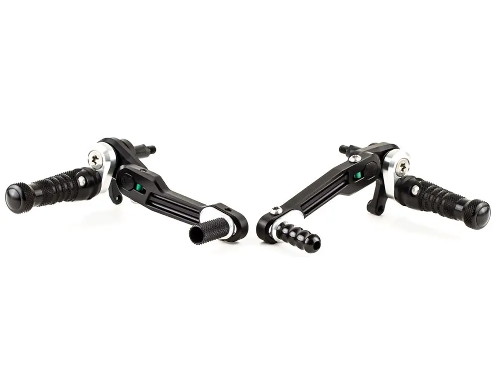 Wochenendangebot Gilles Fussrastenanlage RCT10GT-D05 schwarz passend für Ducati Scrambler 800 / 1100 mit ABE