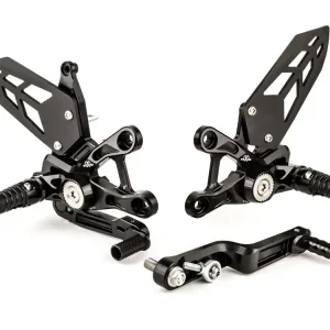 Finale Aktion Gilles Fussrastenanlage MUE2 passend für Suzuki GSX-R 1000 / R (Bj.17-) mit ABE - MUE2-S01