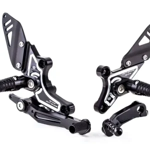 Gratis Versand Gilles Fussrastenanlage RCT10GT-BM08 schwarz passend für BMW R nineT mit ABE