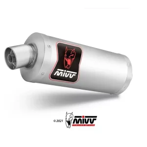 Ausverkauf MIVV Dakar Titan Endschalldämpfer passend für Ducati Desert X 950 22-23