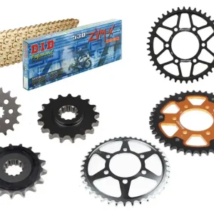 DID Kettensatz passend für Kawasaki GPZ 750 Z750 L3 L4 Sport (Bj.82-87) DID530VX3 / ZVM-X2 Kette Umb Direktkauf