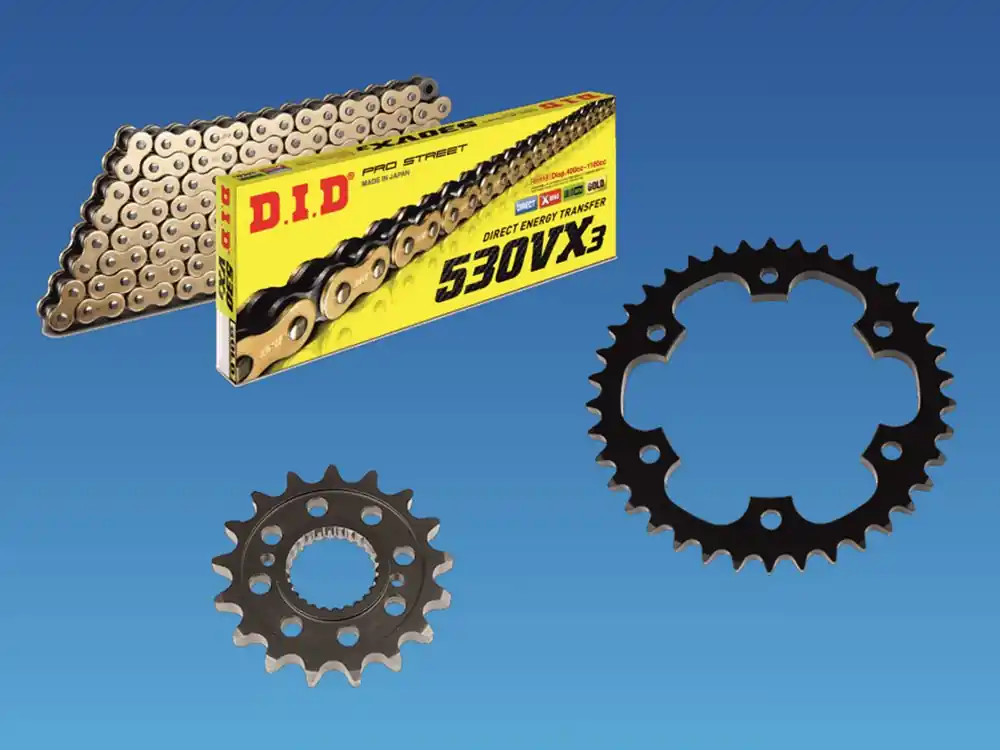 DID Kettensatz passend für Royal Enfield Classic 500 (17-) DID530VX3 Kette Günstig