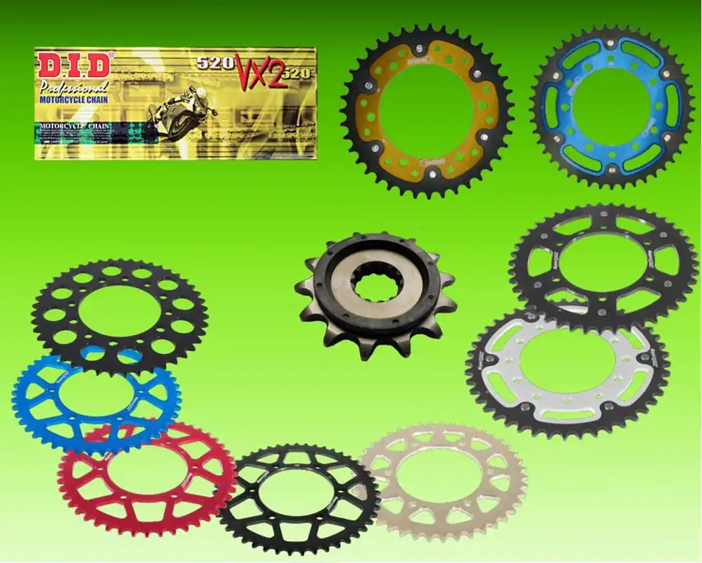 Sichere Zahlung DID Kettensatz passend für Kawasaki Z400 EX400 ABS (Bj.19-) DID520 Kette