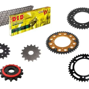 DID Kettensatz passend für Kawasaki ZX-6R ZX600F (Bj.95-97) DID525VX3 Kette Preisknaller