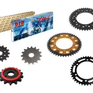 DID Kettensatz passend für Kawasaki ZX-6R ZX600F (Bj.95-97) DID525ZVM-X2 Kette Markenware