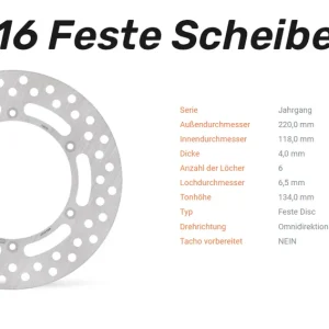 Garantierte Lieferung Moto-Master Bremsscheibe Vintage-Serie hinten passend für Kawasaki/Suzuki - 110816