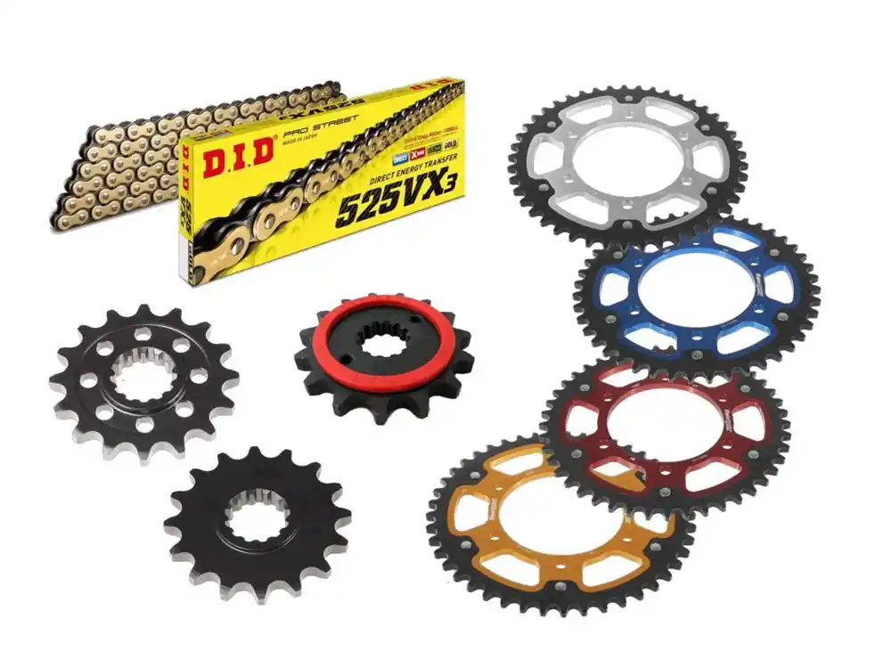 DID Kettensatz passend für Yamaha MT 09 / Tracer / GT (Bj.18-) DID525VX3 Kette Must-Have