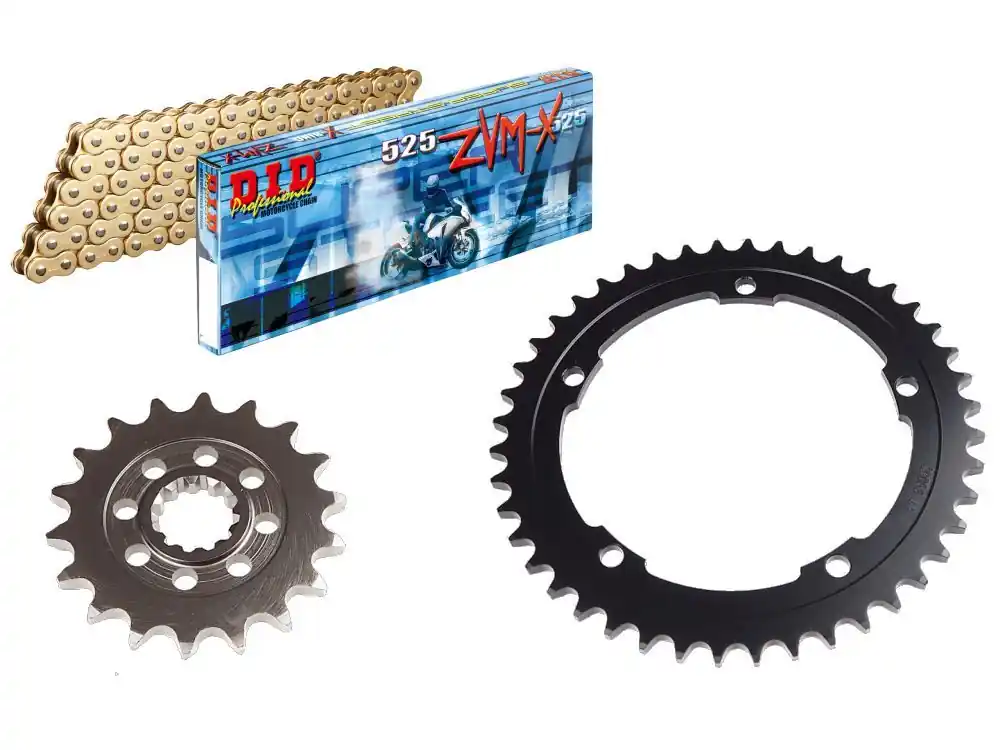 Top-Angebot DID Kettensatz passend für Kawasaki H2 Ninja SX SE+ ABS (ab Bj.18-) DID525ZVM-X2 Kette