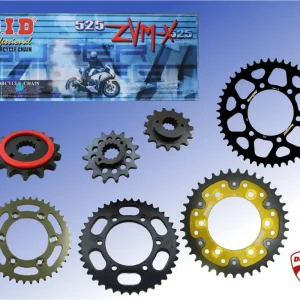 DID Kettensatz passend für Ducati Monster 916 S4 (Bj.01-03) DID525ZVM-X2 Kette Markenprodukt