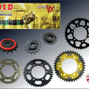 Neue Kollektion DID Kettensatz passend für Ducati 916 Sport Touring ST4 (Bj.99-03) DID525VX3 Kette