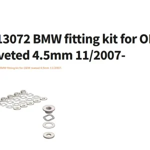Top-Seller Befestigungskit passend für BMW Bremsscheiben für OEM 4.5 mm 12/2007> - 213072