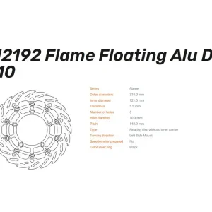 Heißes Angebot Moto-Master Bremsscheibe Flame Racing 5.5 vorn passend für Suzuki - 112192 112193