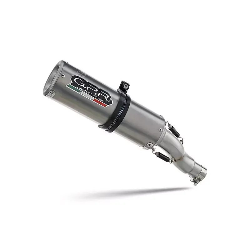 GPR M3 Titanium Natural Universal Racing Silencer ohne Verbindungsrohr Kostenloser Rückversand