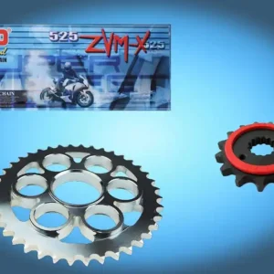 DID Kettensatz passend für Suzuki GSF 400 Bandit GK75A GK75B (Bj.93-95) DID525VX3 Kette Kostenloser Versand