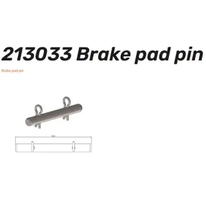 Wochenendangebot Moto-Master 213033 vorn Bolzen für Bremsbeläge