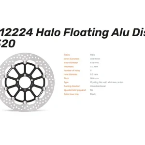 Beliebt Moto-Master Bremsscheibe Halo Floating vorn passend für KTM 1290 1390 Superduke / Brabus - 112224