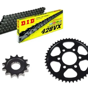 DID Kettensatz passend für Benelli Leoncino 125 CBS (Bj.23-) DID428 Kette Abverkauf
