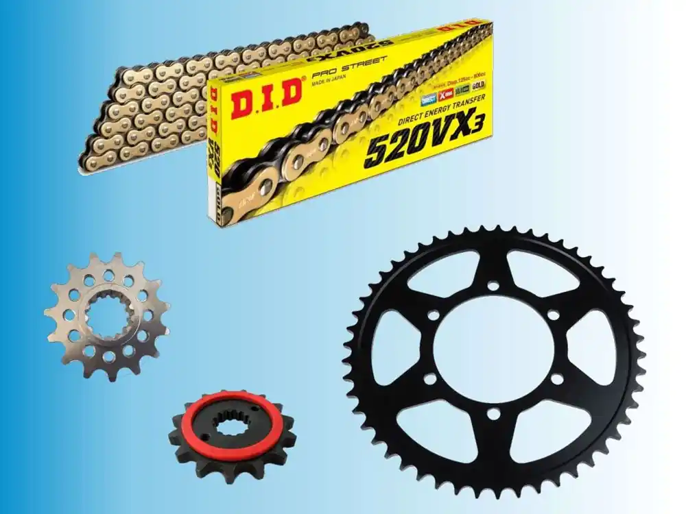 Billig DID Kettensatz passend für Triumph Trident 660 (Bj.21-) DID520VX3 Kette