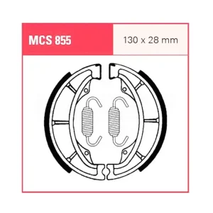 Sale MCS853: Lucas Bremsbacken hinten MCS853