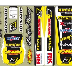 Standard-Aufkleber Set von BlackBird Racing - passend für Suzuki Neu