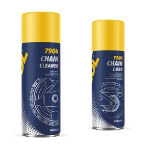 Günstig Mannol Vorteilspack Kettenspray + Kettenreiniger 7901 + 7904