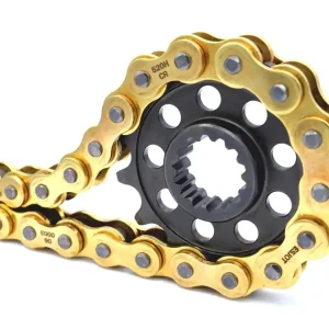 Bestpreis Kette Motocross Esjot - Extra verstärkt Esjot 520 HCR 118 Rollen gold