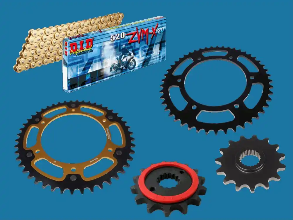 DID Kettensatz passend für Aprilia Pegaso 650 -3 /Cube Bj 97 bis 01 mit DID520ZVM-X Kette Jetzt Kaufen
