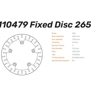 Letzte Chance Moto-Master Bremsscheibe Flame hinten passend für BMW