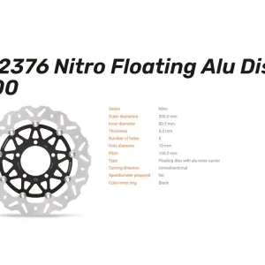 Moto-Master Bremsscheibe vorn passend für Kawasaki ER6F / ER6N / Vulcan Nitro Floating 112376 Meistverkauft