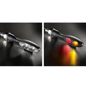 Kellermann micro 1000 DF Dark schwarz Blinker Rücklicht Bremslicht 143.100 Neue Ware